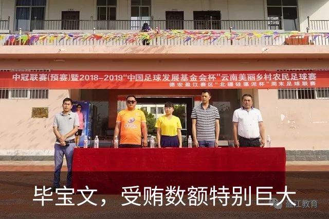 毕宝文，受贿数额特别巨大