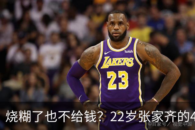 烧糊了也不给钱？22岁张家齐的400万，母亲凭什么攥着不放